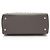 Fendi Calfskin Whipstitch Dotcom Medium Satchel Grigio - vista 4