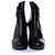 Stivaletti in pelle nera con zip Giuseppe Zanotti Nero - vista 3