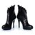 Stivaletti in pelle nera con zip Giuseppe Zanotti Nero - vista 5