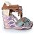 Sandalias de cuña impresas étnicamente Stuart Weitzman Multicolor - vista 5
