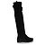 Stivali flat Milan sopra il ginocchio Jimmy Choo in nero - vista 6