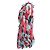 Abito mini in seta multicolore con stampa floreale e spalle scoperte di Dolce & Gabbana - vista 2