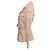 Giacca con borchie Alexander McQueen in pelle nuda Marrone Carne - vista 2