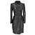 Everyday Balenciaga Double Breasted Coat in Black Polyester