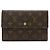 Louis Vuitton Monogram Long Wallet Brown