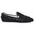 Mocassini glitter Jimmy Choo neri Nero - vista 4