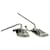 Orecchini Chanel Cambon Argento Metallico  - vista 4