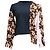 T-shirt a maniche lunghe in cotone multicolore con stampa floreale Marni