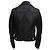 Acne Studios Belted Biker Jacket in Black Leather - view 3