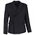 Prada Hidden Double-Breasted Blazer with Pockets in Black Wool