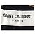 Saint Laurent gestreifte Hose aus schwarzer Wolle - Ansicht 4