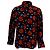 Camicia in crepe stampata floreale Saint Laurent in viscosa nera