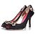 Pumps peep-toe in satin con cristalli Dsquared2 Nero