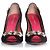 Pumps peep-toe in satin con cristalli Dsquared2 Nero - vista 5
