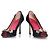 Pumps peep-toe in satin con cristalli Dsquared2 Nero - vista 6