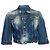Dsquared2 Jeansjacke mit kurzen Ärmeln Blau