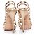 Sandali a gabbia con zip Glenys di Jimmy Choo D'oro Metallico - vista 6