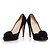Prada Suede open toe pump with floral application Black - view 6