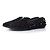 Mocassini in suede con borchie Philipp Plein in nero
