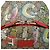 Zaino per bambini Gucci GG Supreme Marrone Beige - vista 4
