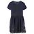 Mini-Kleid aus Marineblauem Polyester mit Spitzenbesatz von Maje