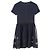 Mini-Kleid aus Marineblauem Polyester mit Spitzenbesatz von Maje - Ansicht 2