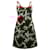 Autre Marque Emilia Wickstead  Talia Floral Print Taffeta Mini Dress in Red Polyester  ref.2608294