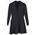 Valentino Garavani Valentino Plissiertes Mini-Kleid aus schwarzem Polyester