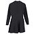 Valentino Garavani Valentino Plissiertes Mini-Kleid aus schwarzem Polyester - vista 2