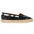 Espadrillas con logo Givenchy Capri in pelle nera