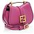 Bolsa de Ombro C'mon Nano em Couro Fendi Rosa - vista 2