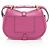 Bolsa de Ombro C'mon Nano em Couro Fendi Rosa - vista 3