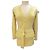 Autre Marque Gelber Baumwollpullover von InWear mit Gürtel