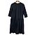 Autre Marque 23ku Applaudir Weich-Taft-Kleid Schwarz