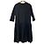Autre Marque 23ku Applaudir Weich-Taft-Kleid Schwarz - Ansicht 2