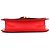 Chloé Borsa a spalla in pelle scamosciata con logo C di Chloe Rosso - vista 6