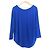 Top a maniche 3/4 deconstructed ISSEY MIYAKE Blu - vista 2