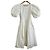 Autre Marque Vestido de Algodón Flare STINA Blanco