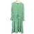 Apc A.P.C. Punktflare Kleid Grün