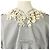 Autre Marque Mina Perhonen Forest Parade Spitzen 2-in-1 Mantelkleid Grau - Ansicht 8
