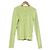 Autre Marque Cardigan a coste Mila Owen con collo rotondo D'oro Verde