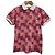 Autre Marque Polo a maniche corte in jacquard tricotato con logo a gradiente Pearly Gates Rosa