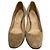 Autre Marque Sergio Rossi Wildleder Pumps mit dicker Sohle und mandelförmiger Spitze Beige - Ansicht 2