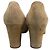 Autre Marque Sergio Rossi Wildleder Pumps mit dicker Sohle und mandelförmiger Spitze Beige - Ansicht 4