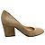 Autre Marque Sergio Rossi Wildleder Pumps mit dicker Sohle und mandelförmiger Spitze Beige - Ansicht 7