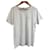 Céline Camiseta de algodón bordada Celine Blanco
