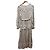 Autre Marque Vestido Largo con Estampado de Lunares Estella.K Negro Beige - vista 2