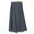 Autre Marque Gonna Maxi Drappeggiata a Pannelli LE CIEL BLEU Marrone Nero - vista 2