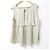 Autre Marque Top de satén de cupro GRACE CONTINENTAL Beige - vista 2