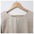 Autre Marque Top de satén de cupro GRACE CONTINENTAL Beige - vista 3